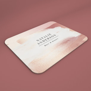 Rose Gold Blush Moderne Feminine Kleinstunternehme Mousepad