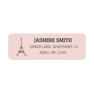 Rose Gold & Blush Pink Eiffelturm
