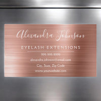 Rose Gold Blush Pink Foil Eyelash Erweiterungen