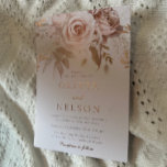 Rose Gold Blush Rose Dusty Rose Gold Hochzeit Folieneinladung<br><div class="desc">Rose Gold Blush Rose Dusty Rose Gold Hochzeitsfolie</div>