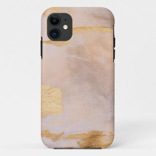 Rose Gold Blush und Gold Textur Case-Mate iPhone Hülle