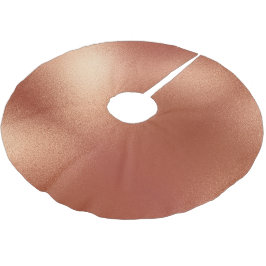 Rose Gold Bronze Weihnachten Polyester Weihnachtsbaumdecke