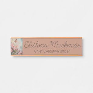 Rose Gold Bürotürschild Schilder Namensschild