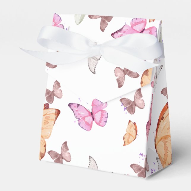 rose gold butterfly geschenkschachtel (Vorderseite)