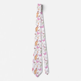 rose gold butterfly krawatte