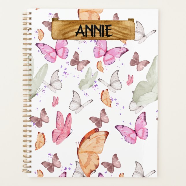 rose gold butterfly planer (Vorderseite)