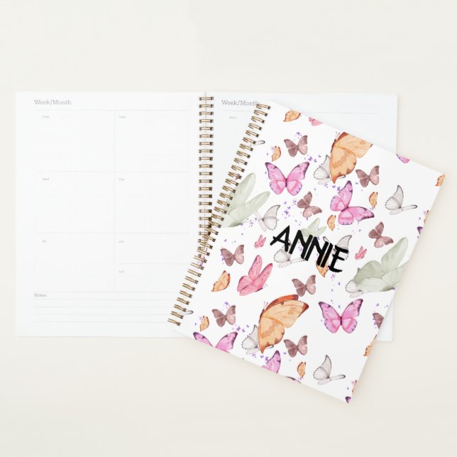 rose gold butterfly planer (Anzeige)
