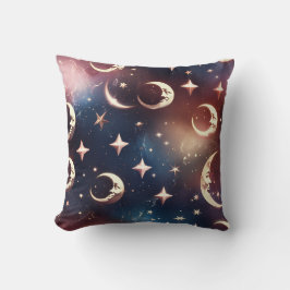 Rose Gold Celestial Mond Kissen