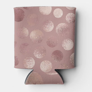 Rose Gold Circles: Vintage Abstrakte Dosenkühler
