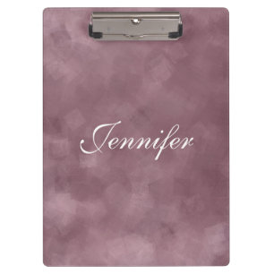 Rose Gold Color Trendmoderne Handschrift Vorlage Klemmbrett