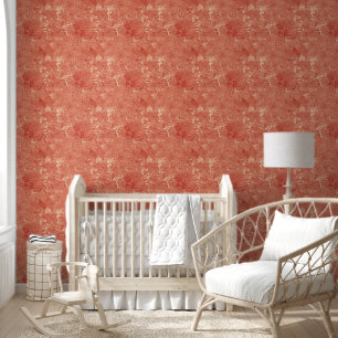 Rose Gold Coral Red Marble Texture Muster Tapete