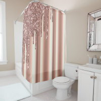 Rose Gold Corner Glitzer Tropfen Foil Metallic Blu