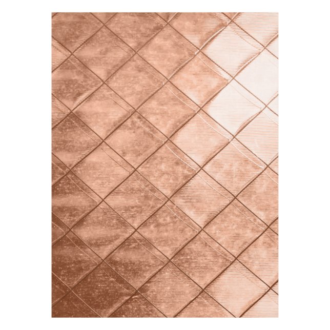 Rose Gold Crush Tischdecke (Vorderseite)