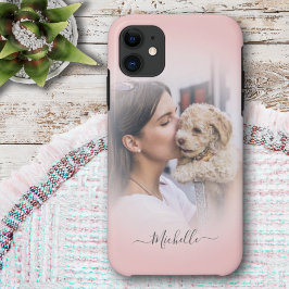 Rose Gold Custom One Foto Gradient iPhone Fall Case-Mate iPhone Hülle