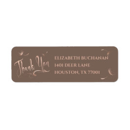 Rose Gold Dandelion Einfache und elegante Hochzeit