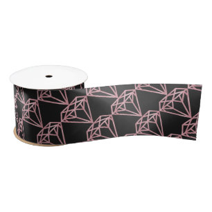 Rose Gold Diamond Satinband