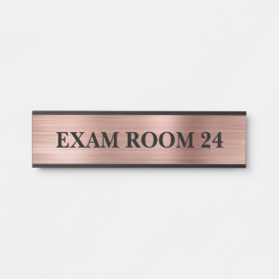 Rose Gold Doctor's Sign Signs Examen Room Türschild