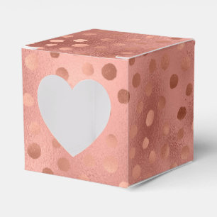 Rose Gold Doodle Punkte Geschenkschachtel