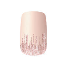 Rose Gold Drilling Glitzer Nagelwraps