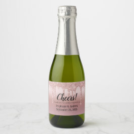 Rose Gold Dripping Glitzer Wedding Mini