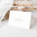 Rose Gold Einfaches Minimalistisches Brautparty Vi Dankeskarte<br><div class="desc">Diese Rose Gold einfache minimalistische Brautparty danke Ihnen Karte ist perfekt für eine moderne Hochzeit. Das schlichte und elegante Design zeichnet sich durch klassische und extravagante Schrift-Typografie in Rose Gold aus.</div>