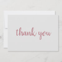 Rose Gold Elegant Modern Schlichte Handschrift