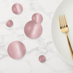 Rose Gold Elegante Blank Template Custom Modern Konfetti