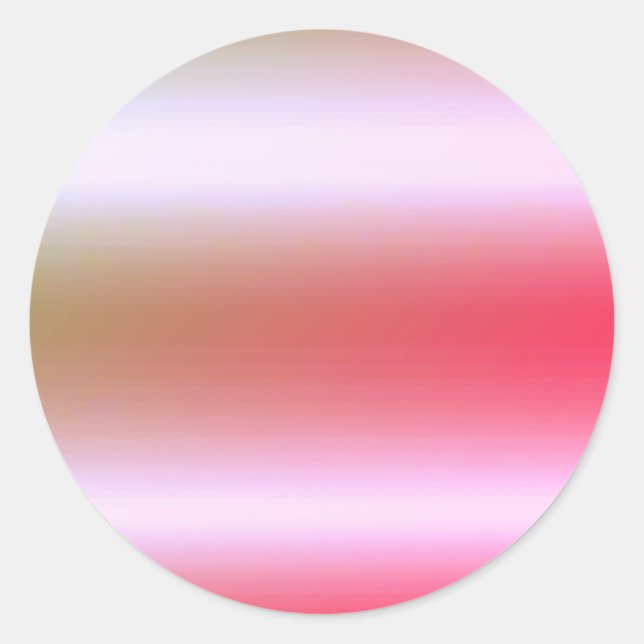Rose Gold Elegante Blank Template Runder Aufkleber (Vorderseite)