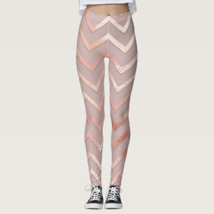 Rose Gold: elegantes Vintages Muster. Leggings