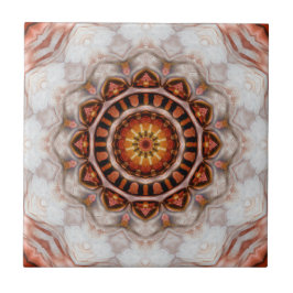 Rose Gold Floral Star Geometric Muster Tile Fliese