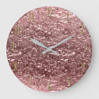 Rose Gold Flüssig-Chrom Metallischer Chic Glam