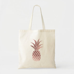 Rose Gold Foil Ananas Tasche