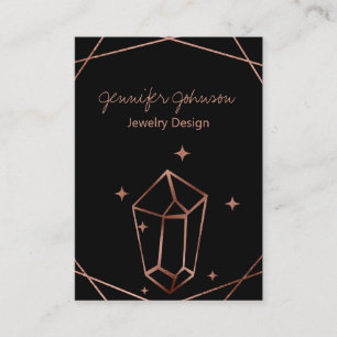 Rose Gold Foil Visitenkarte