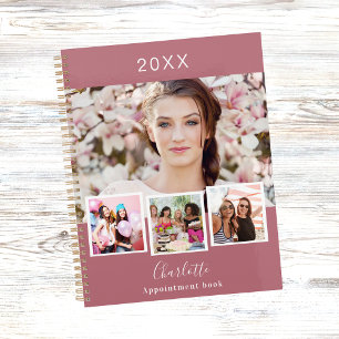Rose Gold Foto Collage Termine 2026 Planer