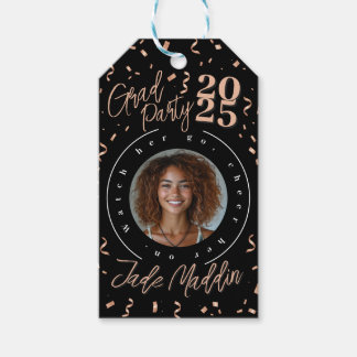 Rose Gold Foto Design High School Abschluss Geschenkanhänger