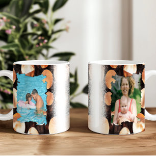 Rose Gold Foto Frame Tasse Wrap