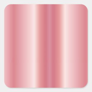 Rose Gold für den QR-Code Ihres benutzerdefinierte Quadratischer Aufkleber