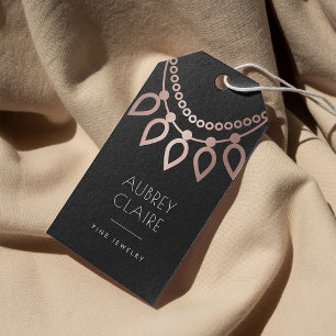 Rose-Gold-Fußball-Logo Jewelry Hang Tags Geschenkanhänger