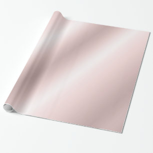 Rose Gold Glamour Elegantes Template Glänzendes Ge Geschenkpapier