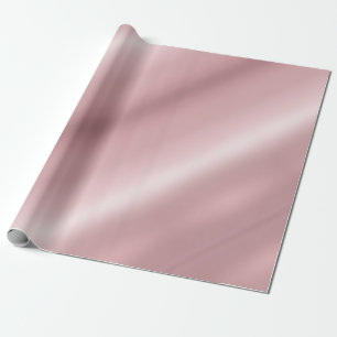 Rose Gold Glamour Moderner Metallischer Look Elega Geschenkpapier