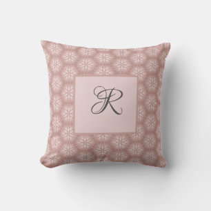Rose Gold Glitter Mädchen Geometrisches Muster Kissen