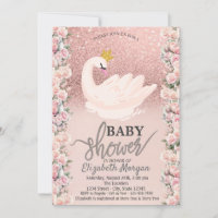 Rose Gold Glitzer Bokeh, Swan Rose Kinderdusche