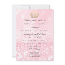 Rose Gold Glitzer Crown Royal Glitzer 16. Bridal