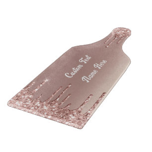 Rose Gold Glitzer Cutting Board mit benutzerdefini Schneidebrett