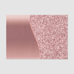 Rose Gold Glitzer Foil Seidenpapier
