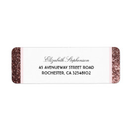 Rose Gold Glitzer Glamour Vintage Hochzeit