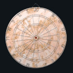 Rose Gold Glitzer Marmor abstrakt Dartscheibe<br><div class="desc">Rose Gold Glitzer Marmor abstrakten Dartboard.</div>