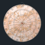 Rose Gold Glitzer Marmor abstrakt Dartscheibe<br><div class="desc">Rose Gold Glitzer Marmor abstrakten Dartboard.</div>