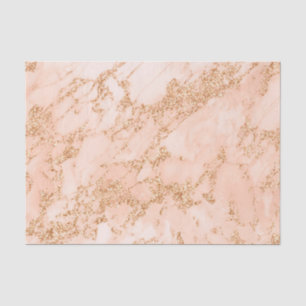 Rose Gold Glitzer Marmor abstrakt Seidenpapier