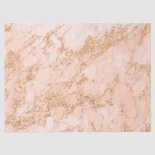 Rose Gold Glitzer Marmor abstrakt Seidenpapier